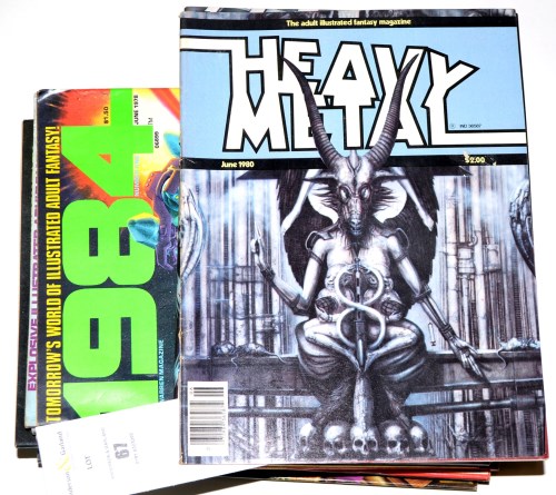Lot 67 - Sundry issues of Heavy Metal and 1984 comics...