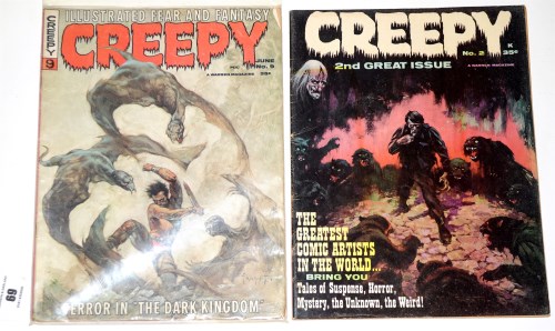 Lot 69 - Creepy comics magazine (published by Warren...