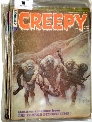 Lot 70 - Creepy comics magazine (published by Warren...