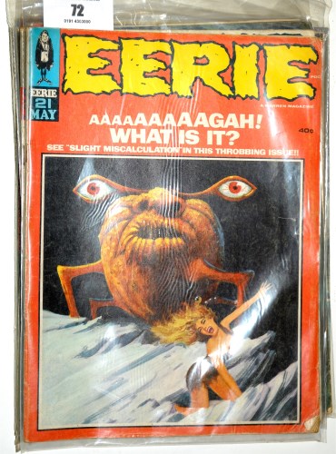 Lot 72 - Eerie comics magazine (published by Warren...