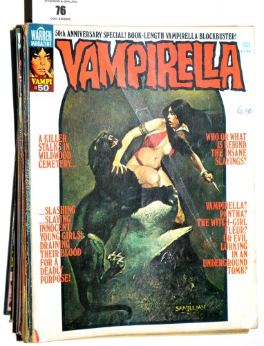 Lot 76 - Vampirella comics magazine (published by...