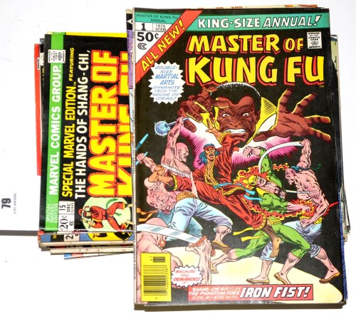 Lot 79 - Master of Kung Fu, No's. 15-49 inclusive, 106,...