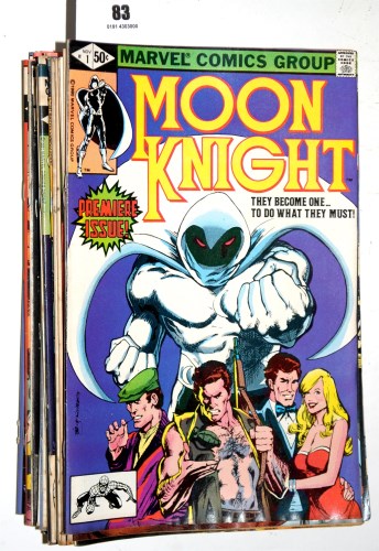 Lot 83 - Moon Knight (first series 1980 onwards), No's....