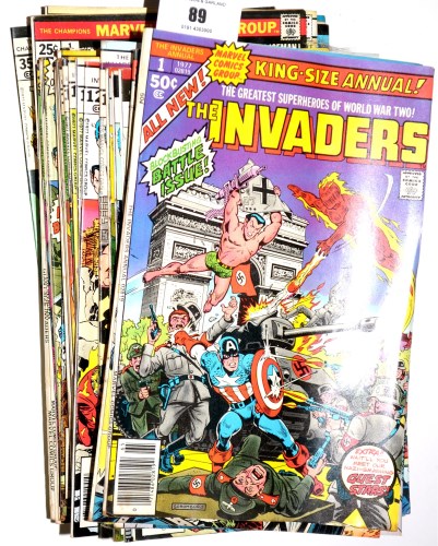 Lot 89 - The Invaders, sundry issues from No. 1 onwards;...