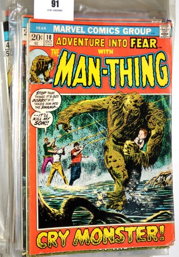 Lot 91 - The Man-Thing, No's 1-21; The Man-Thing,...
