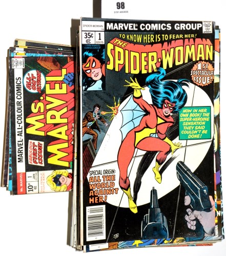 Lot 98 - The Spider-Woman, No's. 1-46; and Ms. Marvel,...