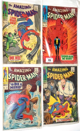 Lot 125 - The Amazing Spider-Man, No's. 50, 51, 52 and 53.