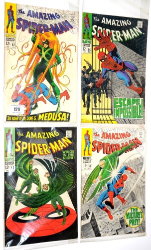 Lot 128 - The Amazing Spider-Man, No's. 62, 63, 64 and 65.