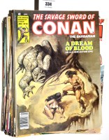 Lot 334 - The Savage Sword of Conan, No's. 40-60...
