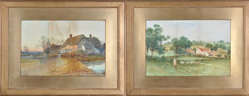 Lot 37 - George Bedford ''A Hampshire Village'' and...