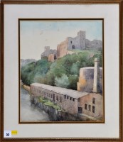 Lot 53 - Alice Gates Richmond Castle signed and dated...