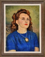Lot 144 - **** Müller-Rabe A portrait of a young woman...
