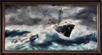 Lot 179 - Peter Gerald Baker A lifeboat going to the...
