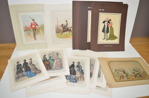 Lot 306 - A collection of 19th Century French fashion...