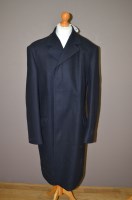 Lot 340 - A gent's navy wool overcoat by Hornes.