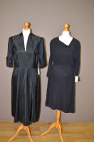 Lot 346 - 1930's and later black evening wear, to...