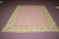 Lot 364 - An early 20th Century reversible quilt, pink...