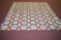 Lot 367 - A late 19th/early 20th Century patchwork quilt,...