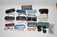 Lot 372 - A collection of vintage spectacles, by various...