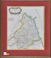 Lot 5 - Robert Morden - A Map of Northumberland,...