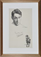 Lot 17 - John Hassall and Charles Buchel - A portrait...