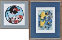 Lot 26 - After Rosina Wachtmeister - ''Harlequin'' and '...