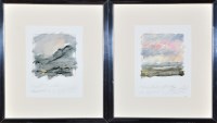 Lot 128 - Richard Wood - ''Evening Clouds, Lythe Valley''...