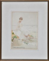 Lot 131 - Victor Noble Rainbird - ''On The Shore'' - a...