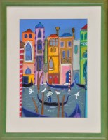 Lot 166 - Brian Mann - ''Thoughts of Venice'', signed;...