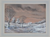 Lot 174 - H*** Beadmell - ''Wharfedale In Winter'',...