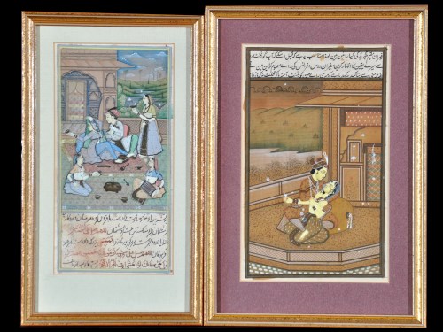Lot 179 - 19th Century Indian School - Scenes of courtly...