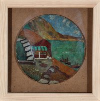 Lot 212 - A Follower of Alfred Wallis - A fishing...