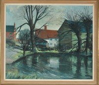 Lot 239 - W*** E*** Scrivener - The village pond at Nash,...