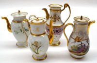 Lot 2 - Four Continental coffee pots, to include:...