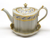 Lot 24 - Factory Z teapot, c.1800, inscribed 'N.106';...