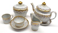 Lot 47 - Whitehead part tea service, c.1800, to include:...