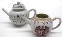 Lot 54 - A Chinese export teapot, with armorial of...