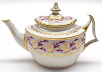 Lot 56 - Attributed to Brampton oval teapot, inside...