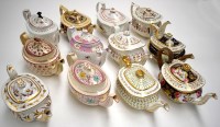 Lot 111 - Teapots of oval and London form, by The New...