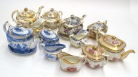 Lot 118 - Four sets of teapots, sugar bowls and milk...