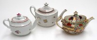 Lot 123 - An oval teapot, attributed to Grainger's...
