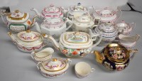 Lot 139 - 19th Century teapots, sucriers and milk jugs,...