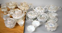 Lot 144 - Four 19th Century part tea sets by Grainger's...