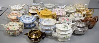 Lot 175 - A selection of 19th Century teapots, various...