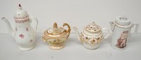 Lot 190 - A French Empire style Coalport teapot (missing...