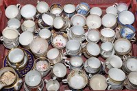 Lot 205 - A large quantity of tea cups, various, 19th...