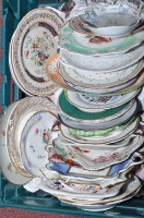 Lot 225 - 19th Century tea plates and teapot stands.