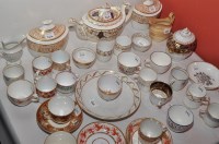 Lot 266 - A quantity of 19th Century tea ware, including:...