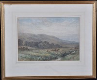 Lot 110 - 19th Century English School - cattle in a...
