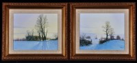 Lot 164 - Robert Ritchie - winter landscapes, signed,...